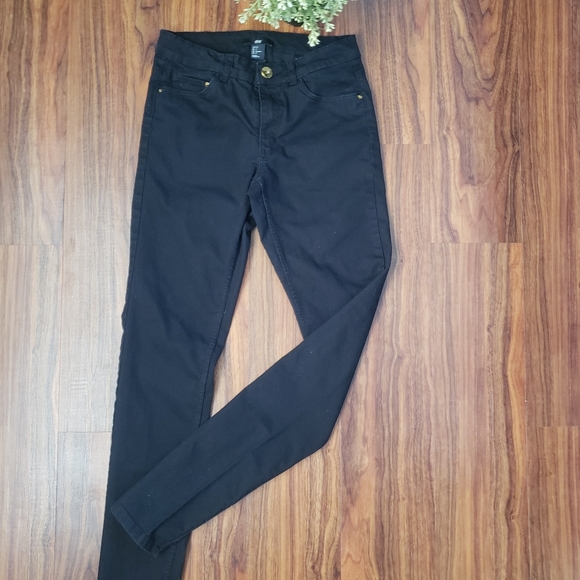 h and m black skinny jeans